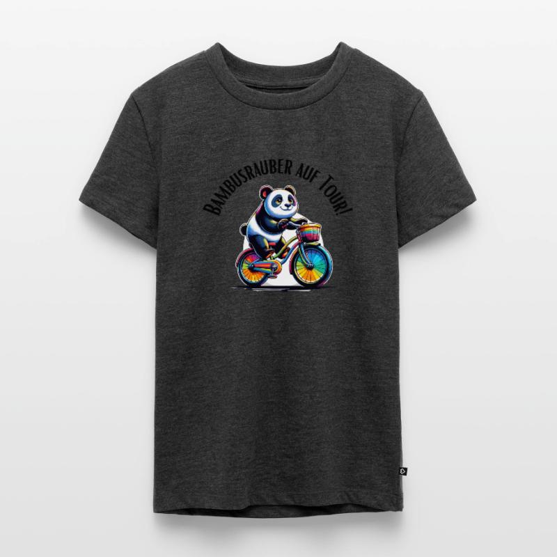 Bamboo Raider on Tour Panda Teenager Premium Organic T-Shirt