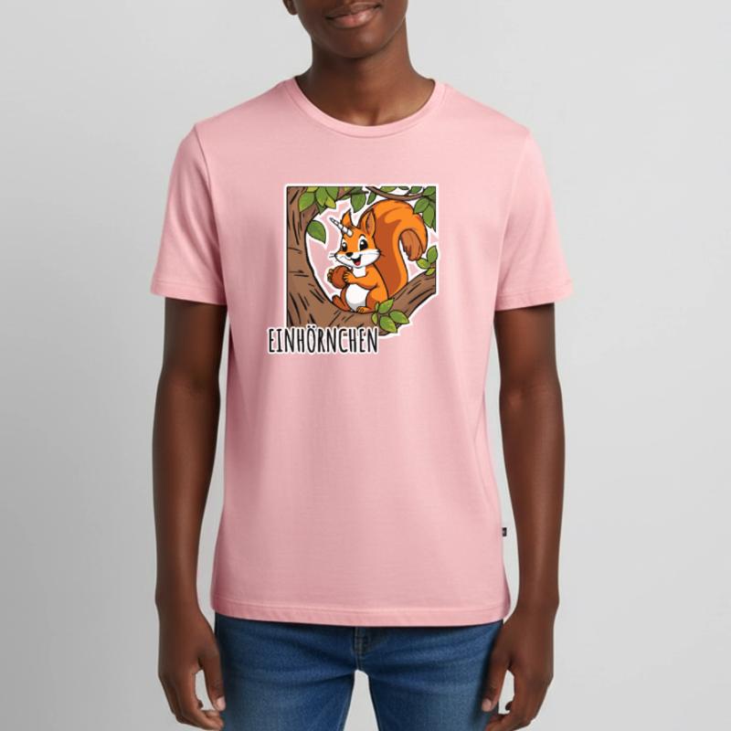 Lustiges Einhörnchen - Einhorn Eichhörnchen Teenager Premium Bio T-Shirt