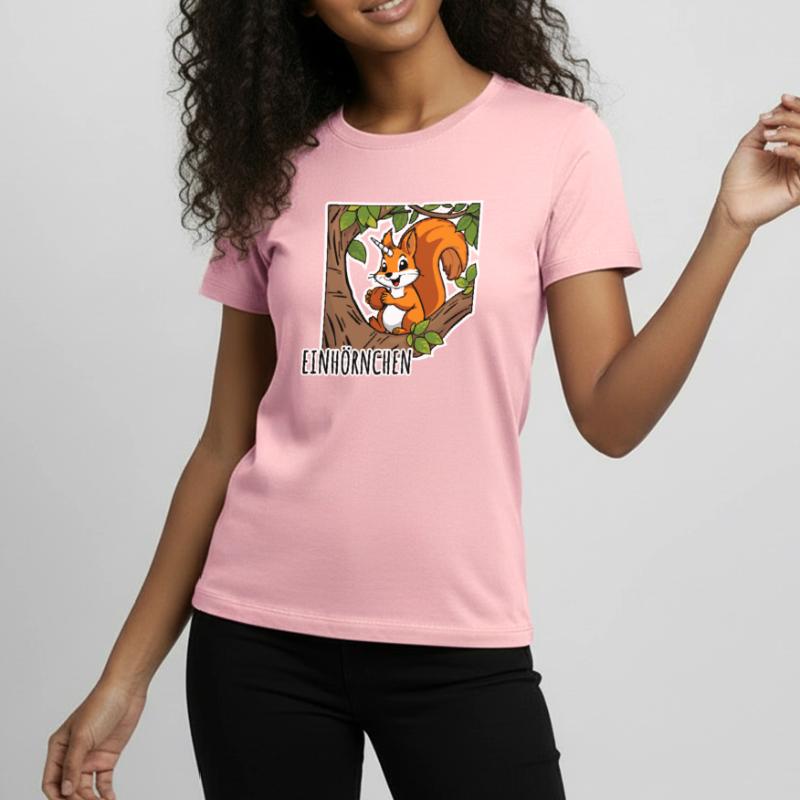 Lustiges Einhörnchen - Einhorn Eichhörnchen Teenager Premium Bio T-Shirt