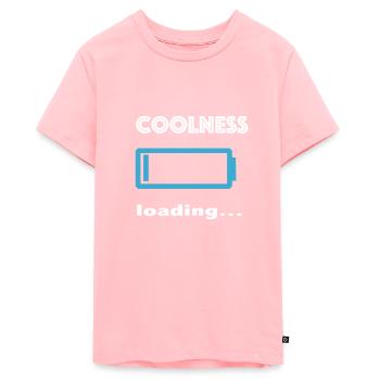 Coolness loading... - Teenager Premium Bio T-Shirt - Rosa - Vorne