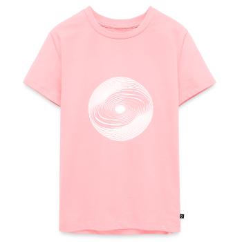 Spirales de miroirs cosmiques - T-shirt Premium bio Ado - rose - Devant