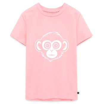Affe Affen Affengesicht Dschungel - Teenager Premium Bio T-Shirt - Rosa - Vorne