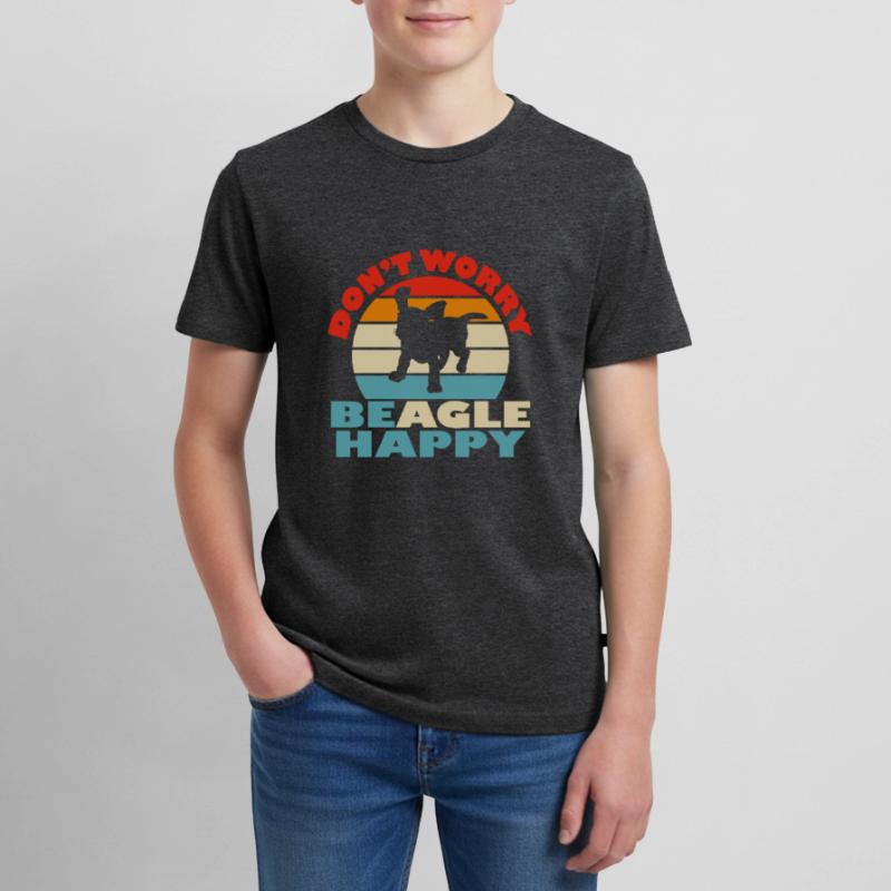 Don't worry BEAGLE happy Teenager Premium Bio T-Shirt