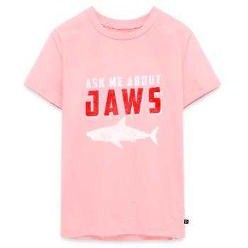 Shark predator teeth - Teenager Premium Organic T-Shirt - rose - Front