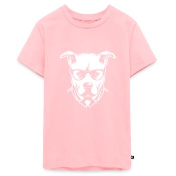 Pitbull - T-shirt Premium bio Ado - rose - Devant