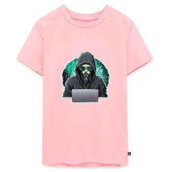 Ethical Hacker - Illustration - Teenager Premium Organic T-Shirt - rose - Front