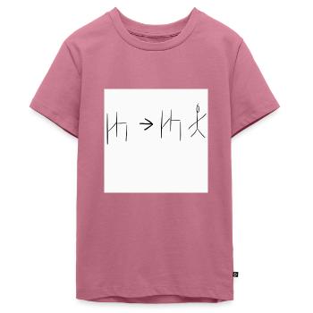 Move - Motif - Teenager Premium Organic T-Shirt - mauve - Front - AI Model Teenager Male light (155cm)
