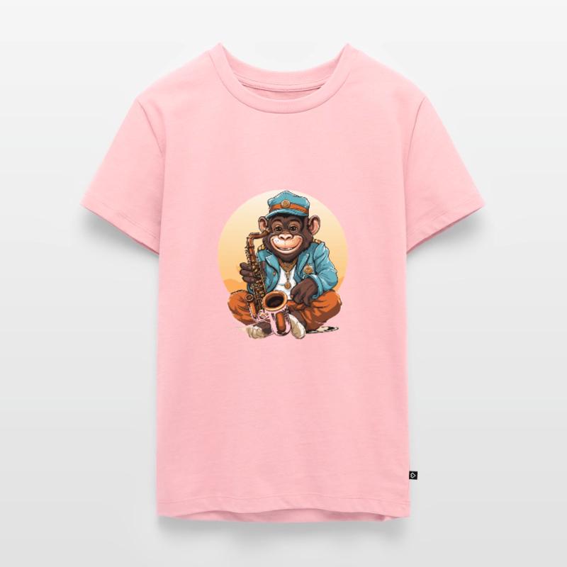 Swinging Simian Serenade Teenager Premium Organic T-Shirt