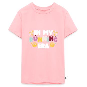 Runner Sprint - Teenager Premium Organic T-Shirt - rose - Front