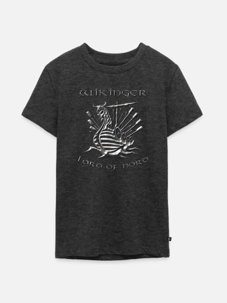 Wikinger 5 - Teenager Premium Bio T-Shirt - Anthrazit meliert