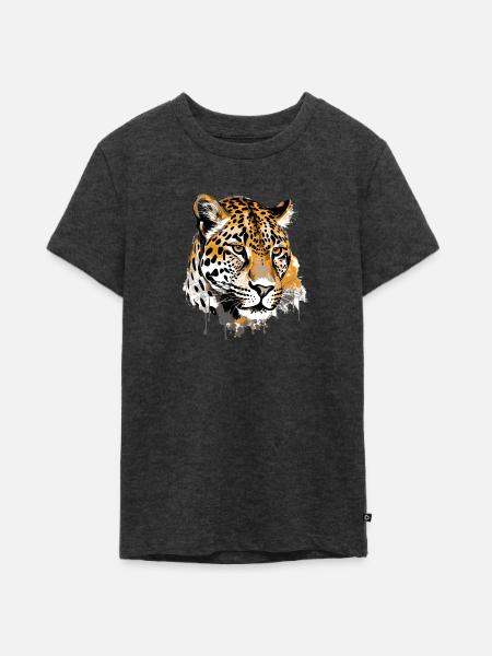 Jaguar - Teenager Premium Bio T-Shirt - Anthrazit meliert