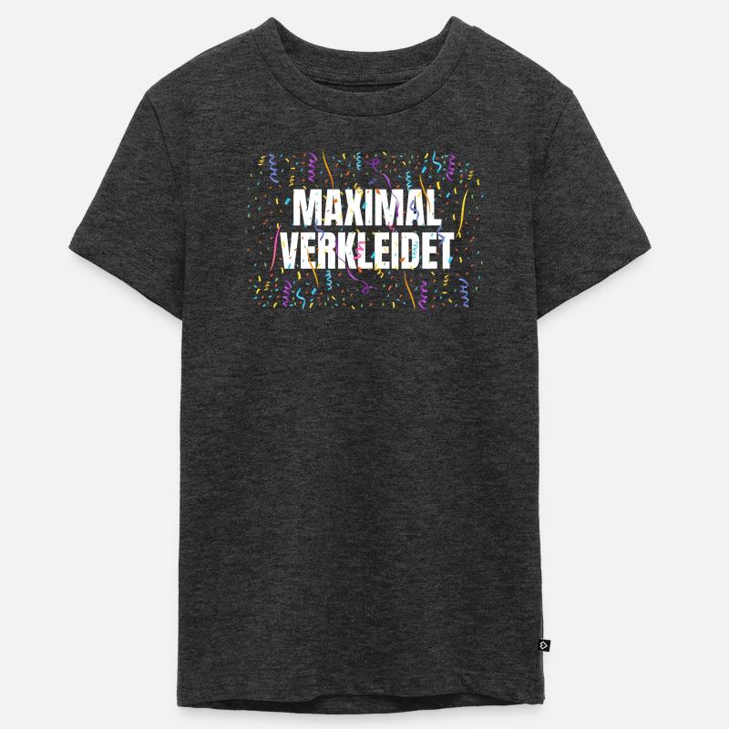 MAXIMALLY HABILÉ – Costume de Carnaval Spru - T-shirt Premium bio Ado - anthracite chiné