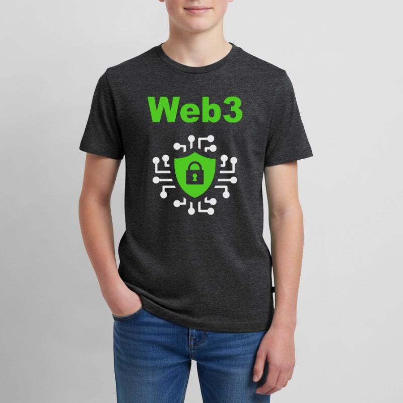 Web3 Cryptocurrency Blockchain Software Developer Teenager Premium Bio T-Shirt