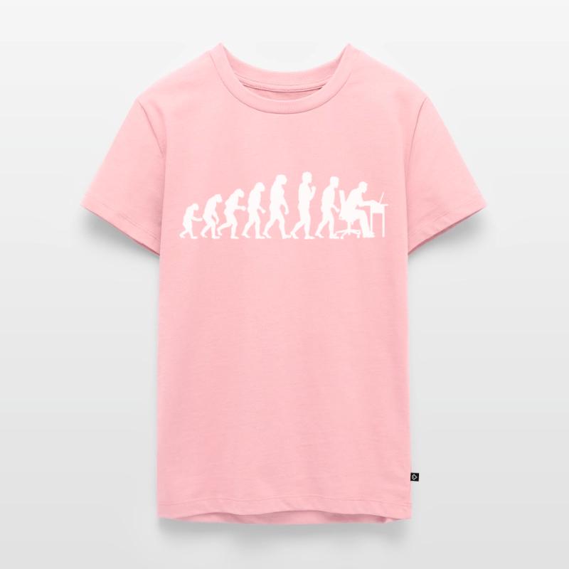 Evolution Technicien Informatique Programmation Nerd T-shirt Premium bio Ado