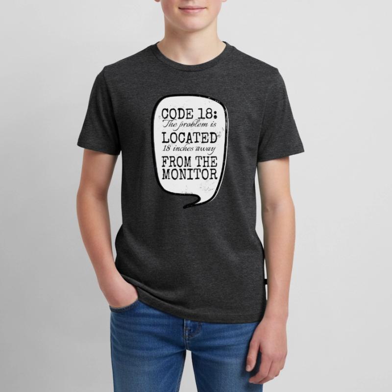 computer science cool coding fingers hacking jokes Teenager Premium Bio T-Shirt