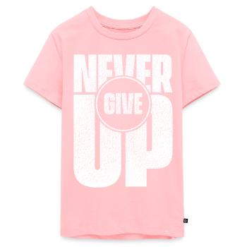 N’abandonnez jamais - T-shirt Premium bio Ado - rose - Devant