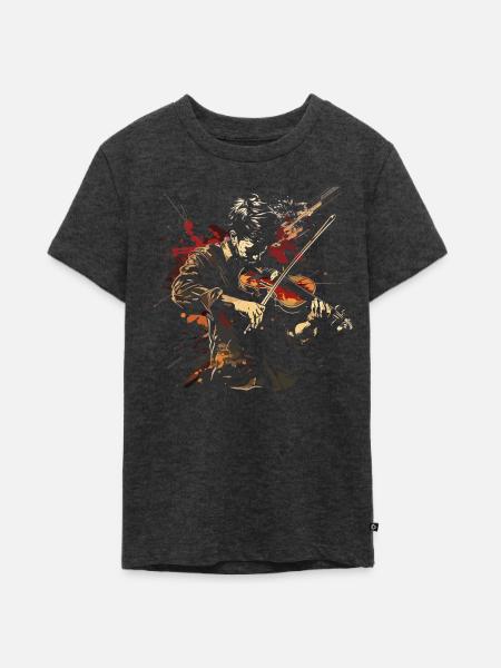 Geiger - Teenager Premium Bio T-Shirt - Anthrazit meliert