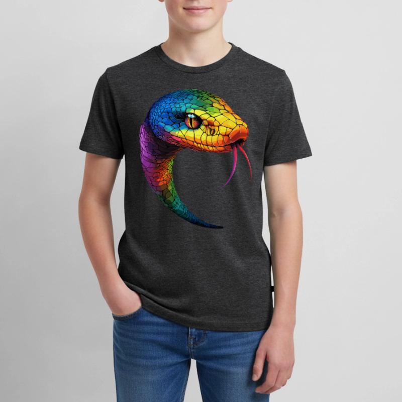 Snake Python Cobra Mamba Rattlesnake Snake Teenager Premium Organic T-Shirt