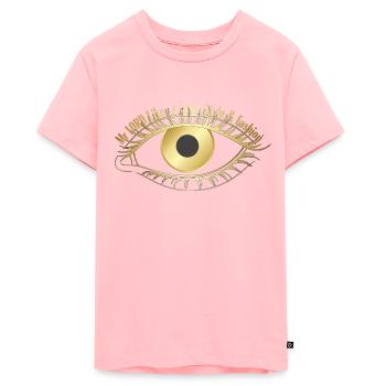 EYE - Teenager Premium Organic T-Shirt - rose - Front