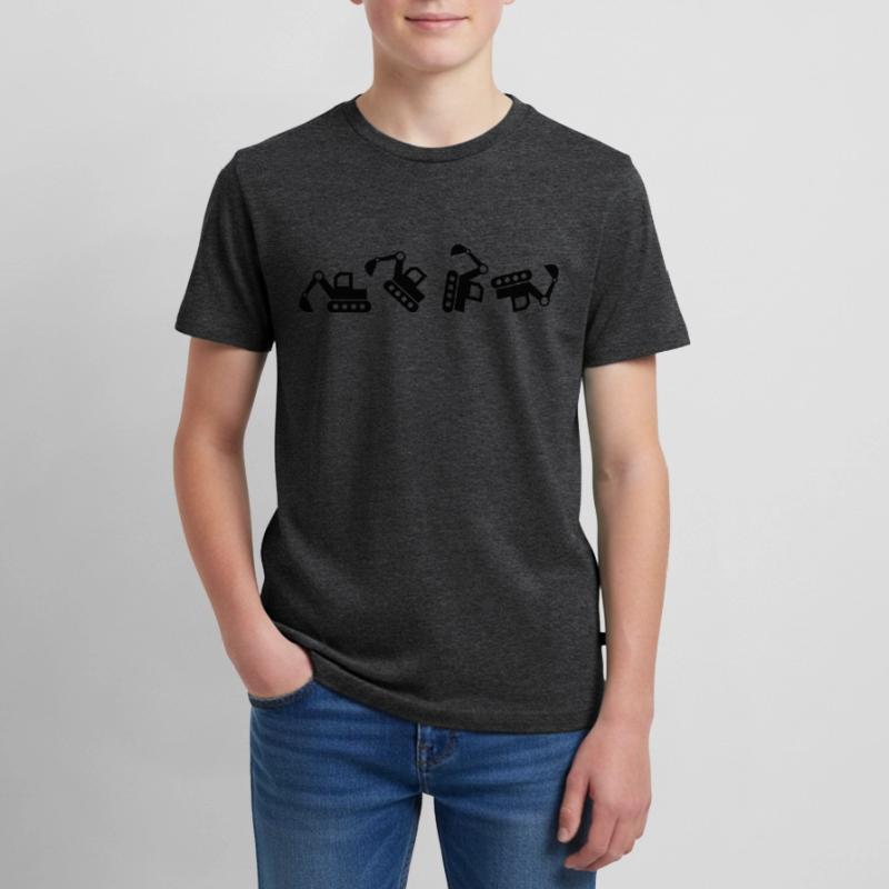 Excavator excavator operator dredging construction worker gift Teenager Premium Organic T-Shirt