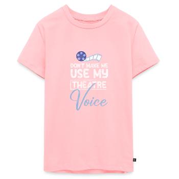 Mise en scène théâtrale Broadway - T-shirt Premium bio Ado - rose - Devant
