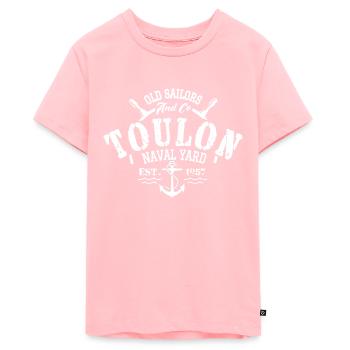 Old Sailors Toulon Naval Yard - Teenager Premium Organic T-Shirt - rose - Front