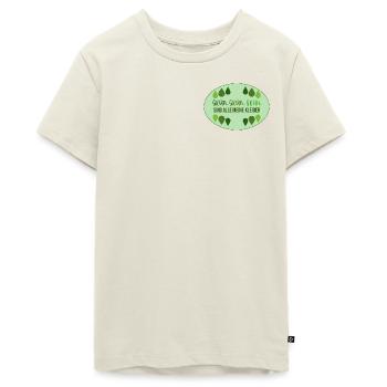 Grün grün grün sind alle meine Kleider - Teenager Premium Bio T-Shirt - Naturweiß - Vorne - AI Model Teenager Male light (155cm)