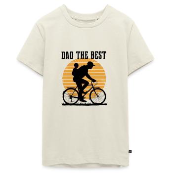 DAD, THE BEST - T-shirt Premium bio Ado - blanc cassé - Devant - AI Model Teenager Male light (155cm)