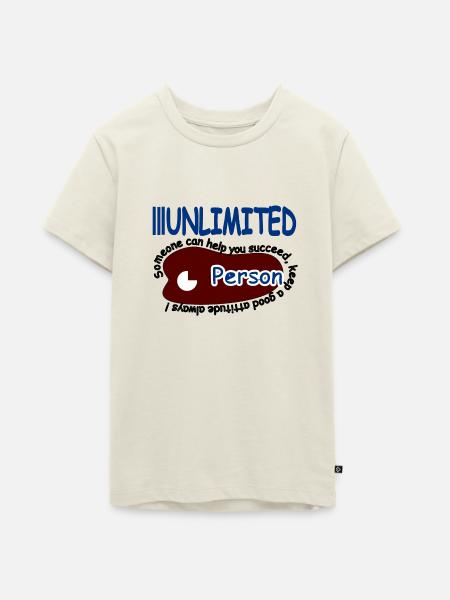 Someone can help you keep a good attitude always - Teenager Premium Organic T-Shirt - off white