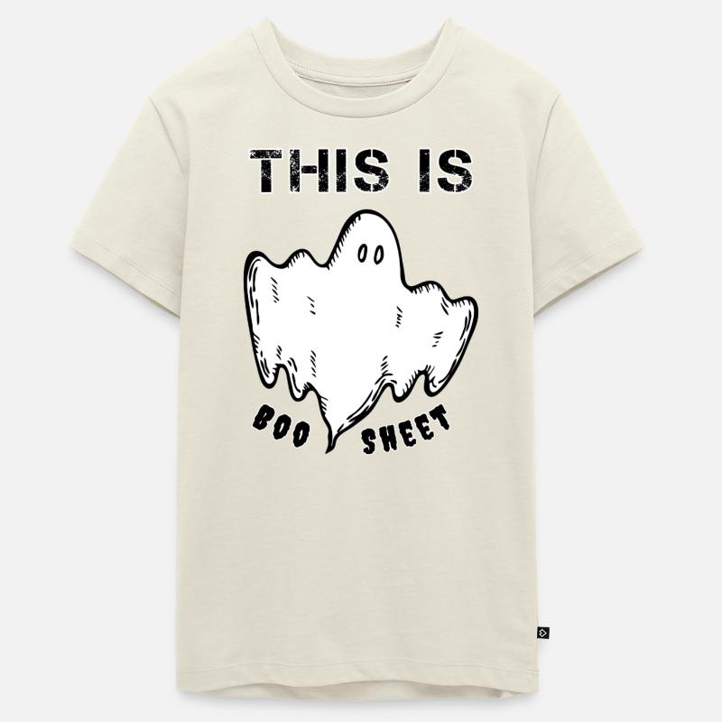 C’est un boosheet - T-shirt Premium bio Ado - blanc cassé