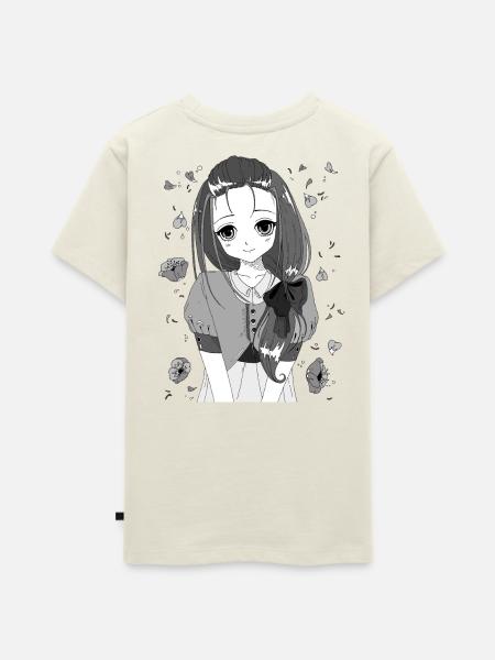 manga - Teenager Premium Bio T-Shirt - Naturweiß