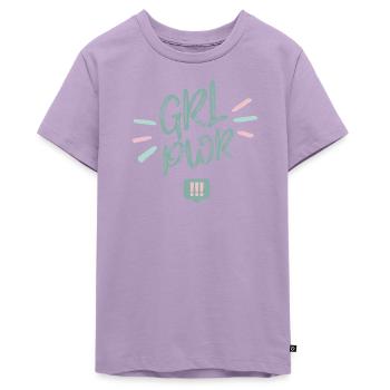 Die Drei !!! Girl Power  - Teenager Premium Bio T-Shirt - Lavendel - Vorne - AI Model Teenager Male light (155cm)