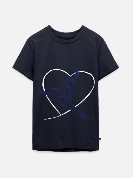 Tanzmariechen-Liebe - Teenager Premium Bio T-Shirt - Navy