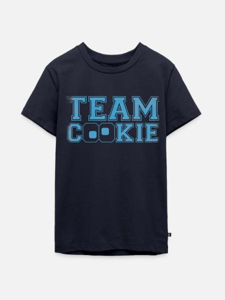 Sesamstraße Team Cookie - Teenager Premium Bio T-Shirt - Navy