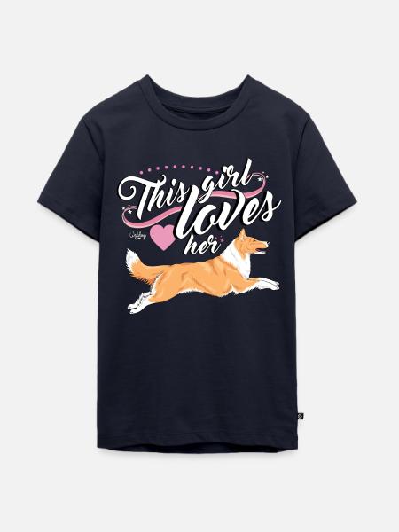 pkcolliegirl3 - Teenager Premium Bio T-Shirt - Navy