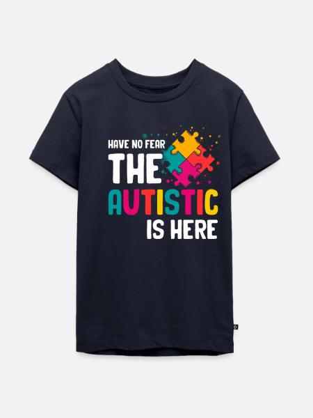 Autismus - Teenager Premium Bio T-Shirt - Navy
