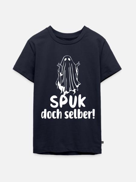 Spuk doch selber - Teenager Premium Bio T-Shirt - Navy