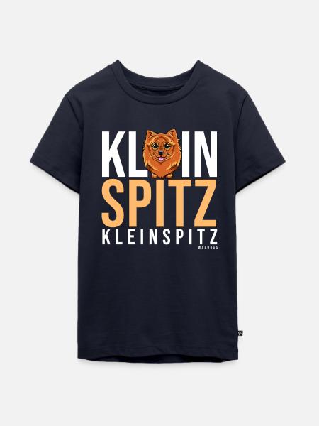 Kleinspitz - Teenager Premium Bio T-Shirt - Navy