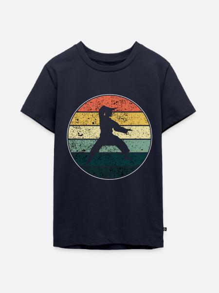 Karate - Teenager Premium Bio T-Shirt - Navy