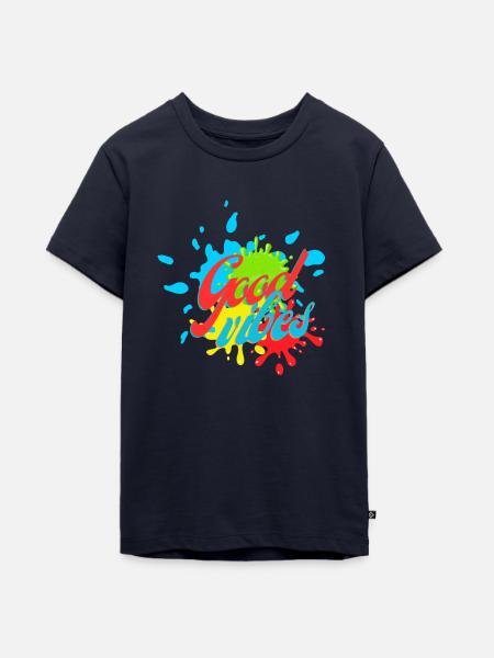 Ausstrahlung - Teenager Premium Bio T-Shirt - Navy
