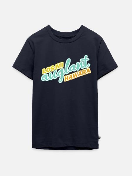 Los mi auglant - Teenager Premium Bio T-Shirt - Navy