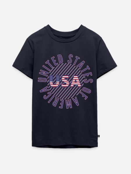 USA - Teenager Premium Bio T-Shirt - Navy