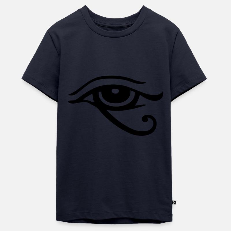 Egypte Oeil de l’oeil d’Horus - T-shirt Premium bio Ado - bleu marine