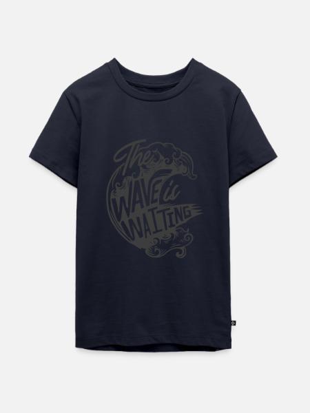 Surfer Surfen - Teenager Premium Bio T-Shirt - Navy