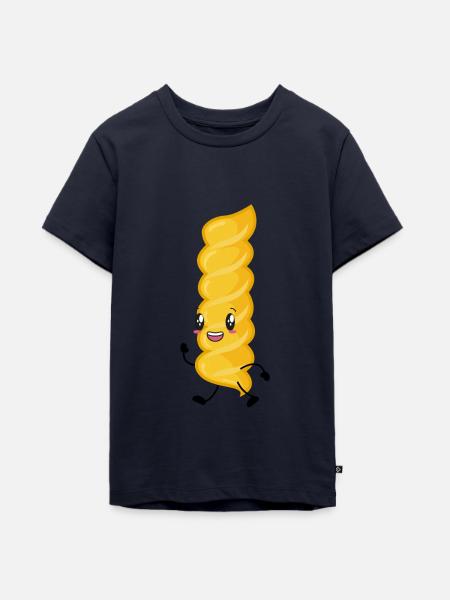 Nudel Pasta - Teenager Premium Bio T-Shirt - Navy