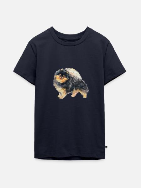 Pomeranian - Teenager Premium Bio T-Shirt - Navy