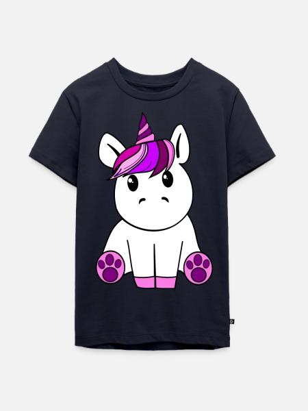 Unicorn - Teenager Premium Bio T-Shirt - Navy