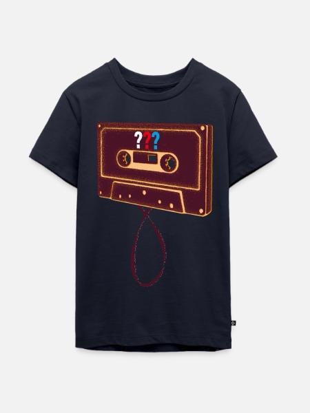 Die Drei ??? Kassette - Teenager Premium Bio T-Shirt - Navy