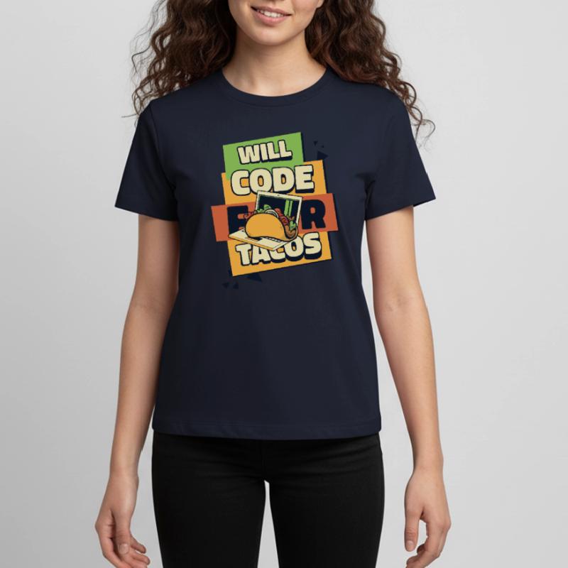 Will Code For Tacos Developer Coder Programmierer Teenager Premium Bio T-Shirt