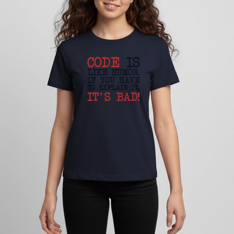 Code Explanation Developer Software Developer Teenager Premium Organic T-Shirt